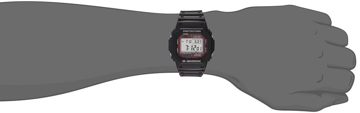 Reloj deportivo Casio Solar de resina negra para hombre
