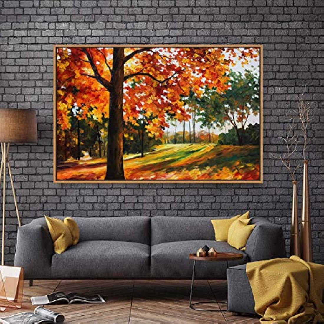 Wall26 - Lienzo decorativo para pared con marco flotante