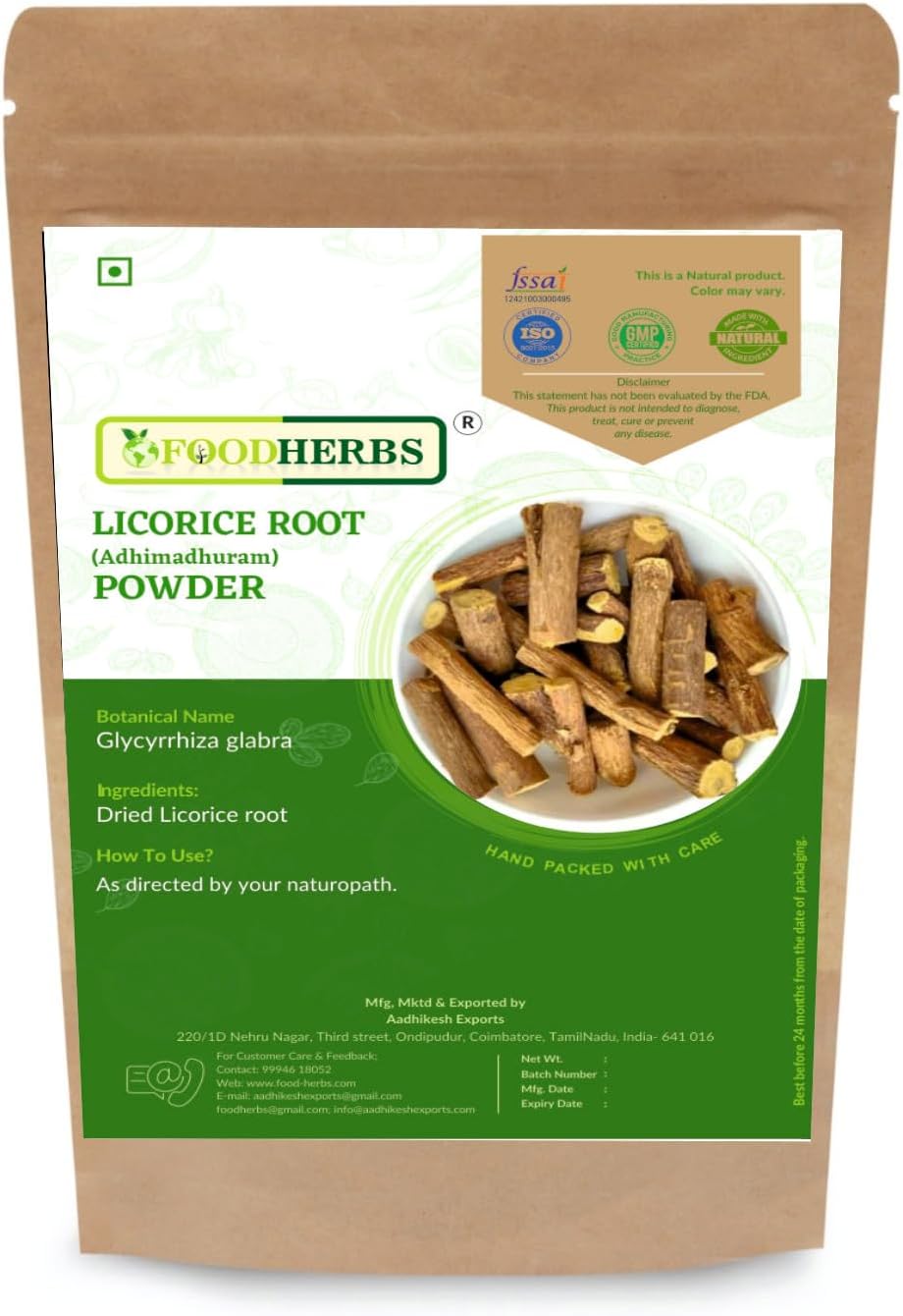 Polvo de Regaliz | Adhimadhuram | Bienestar Digestivo y Respiratorio