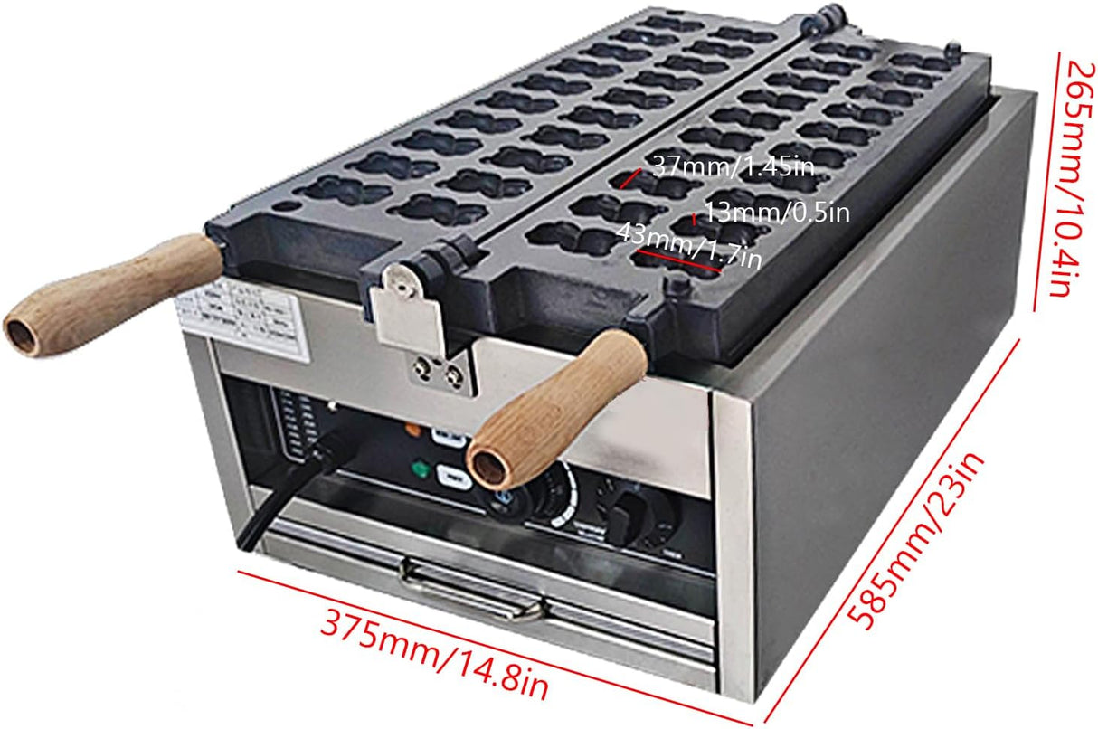 Waffle Maker Care Bear, Antiadherente, Mini, Modelo Fiesta