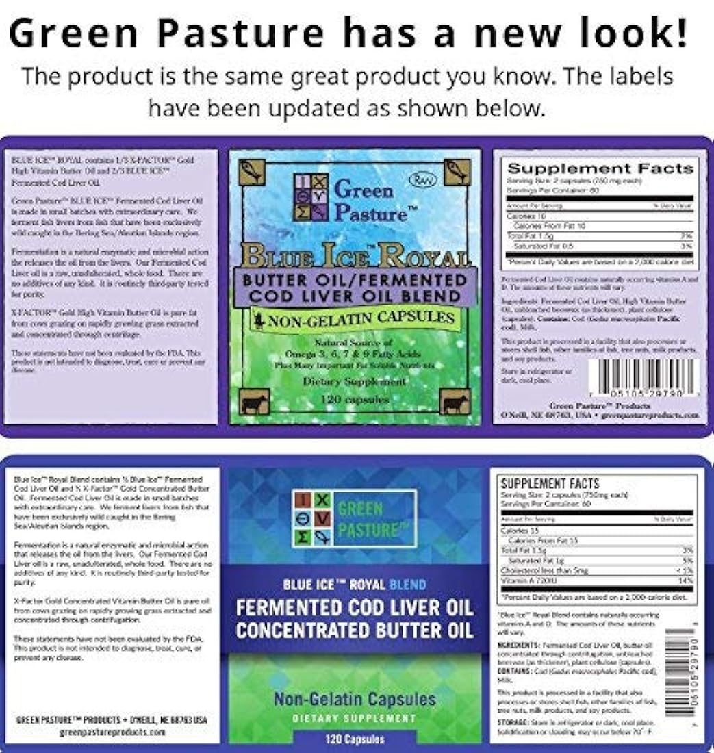 Suplemento de Aceite de bacalao fermentado - 120 cápsulas