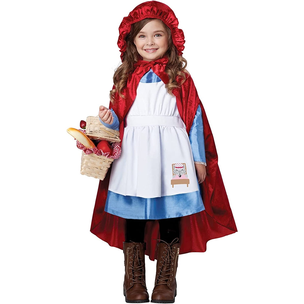 Disfraz de Caperucita Roja para niñas de 3T a 4T