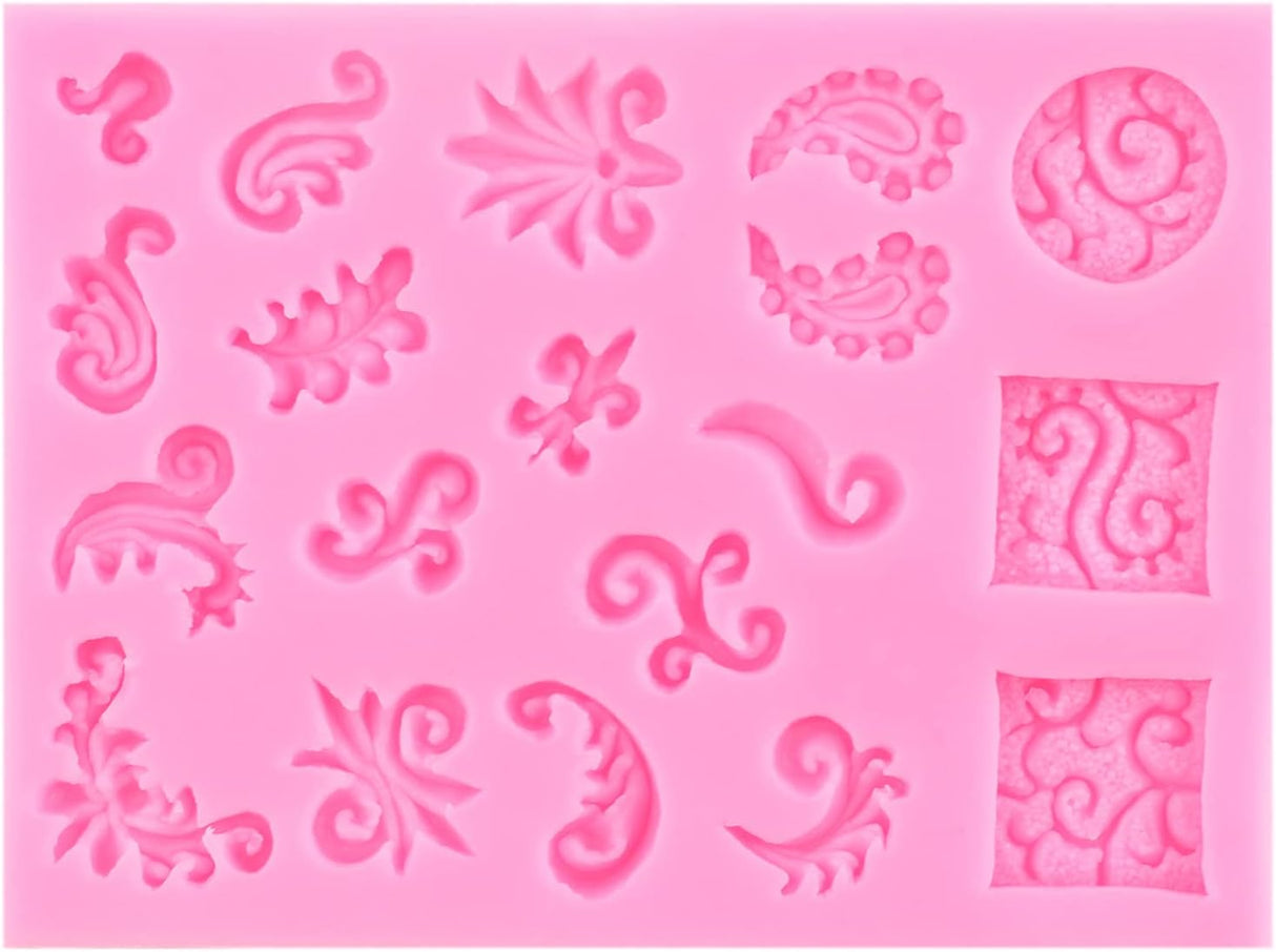 MYPRACS Moldes de silicona de estilo barroco