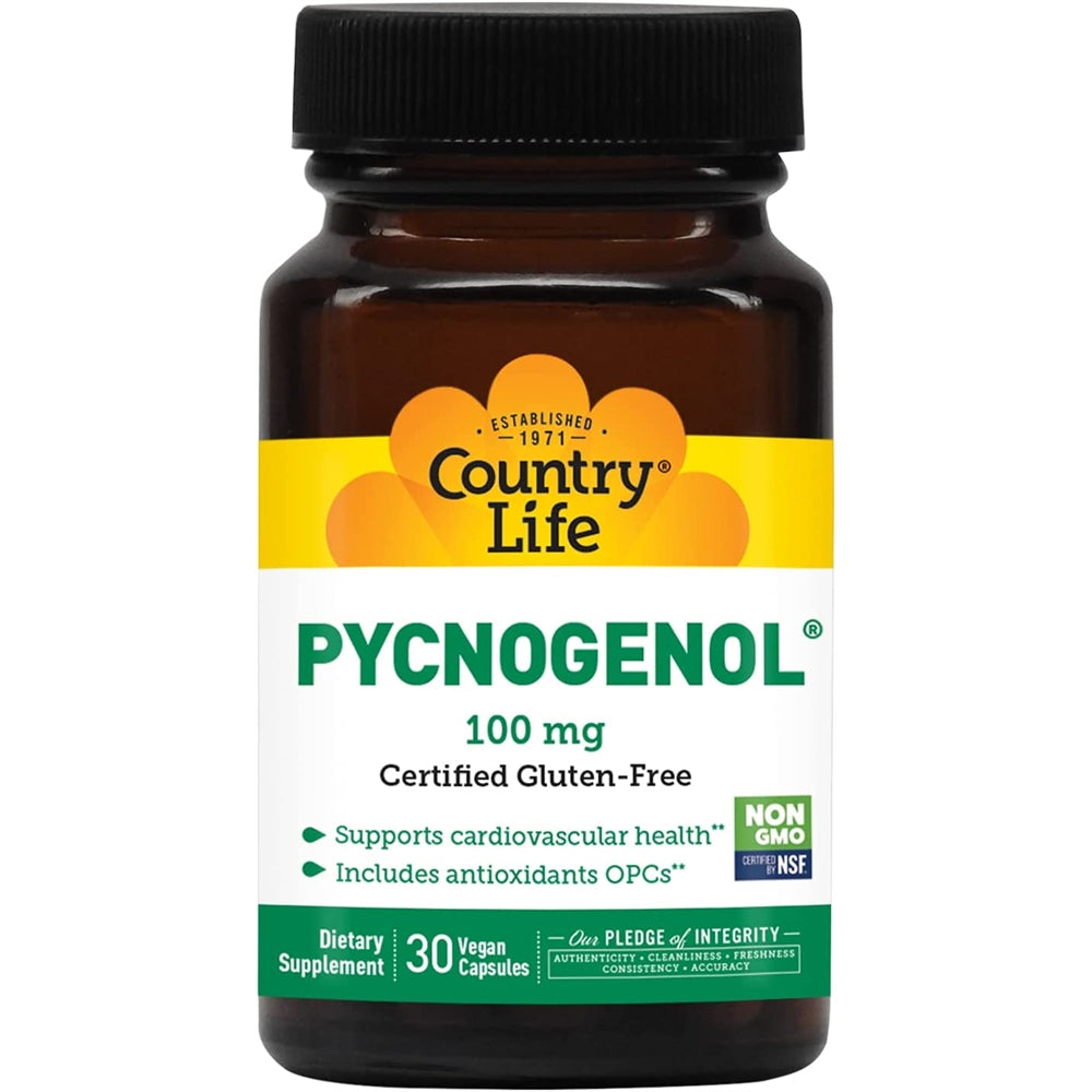 Suplementos Alimenticios Pycnogenol 30 cápsulas vegetarianas