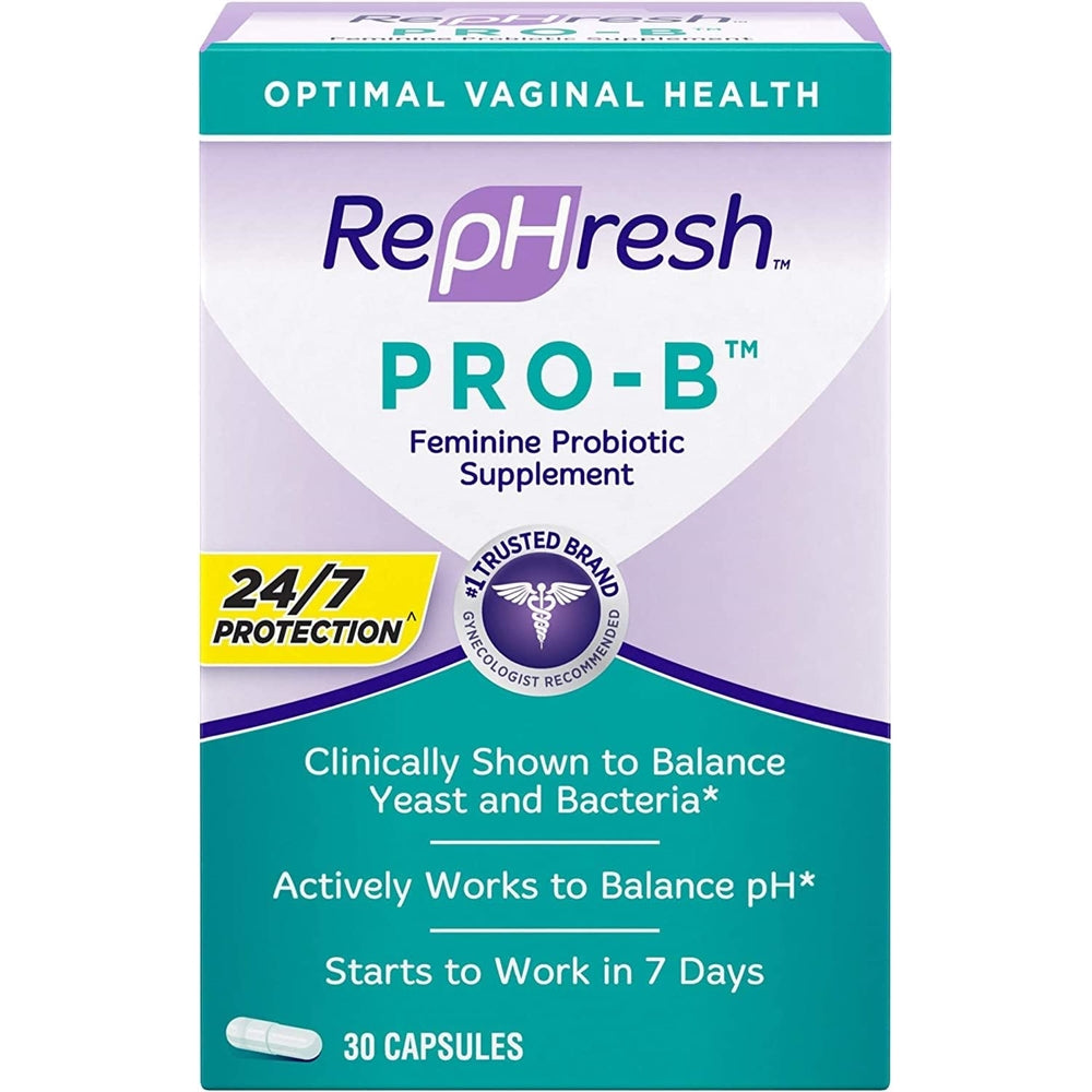 Suplemento RepHresh Pro-B femenino probiótico 30 cápsulas