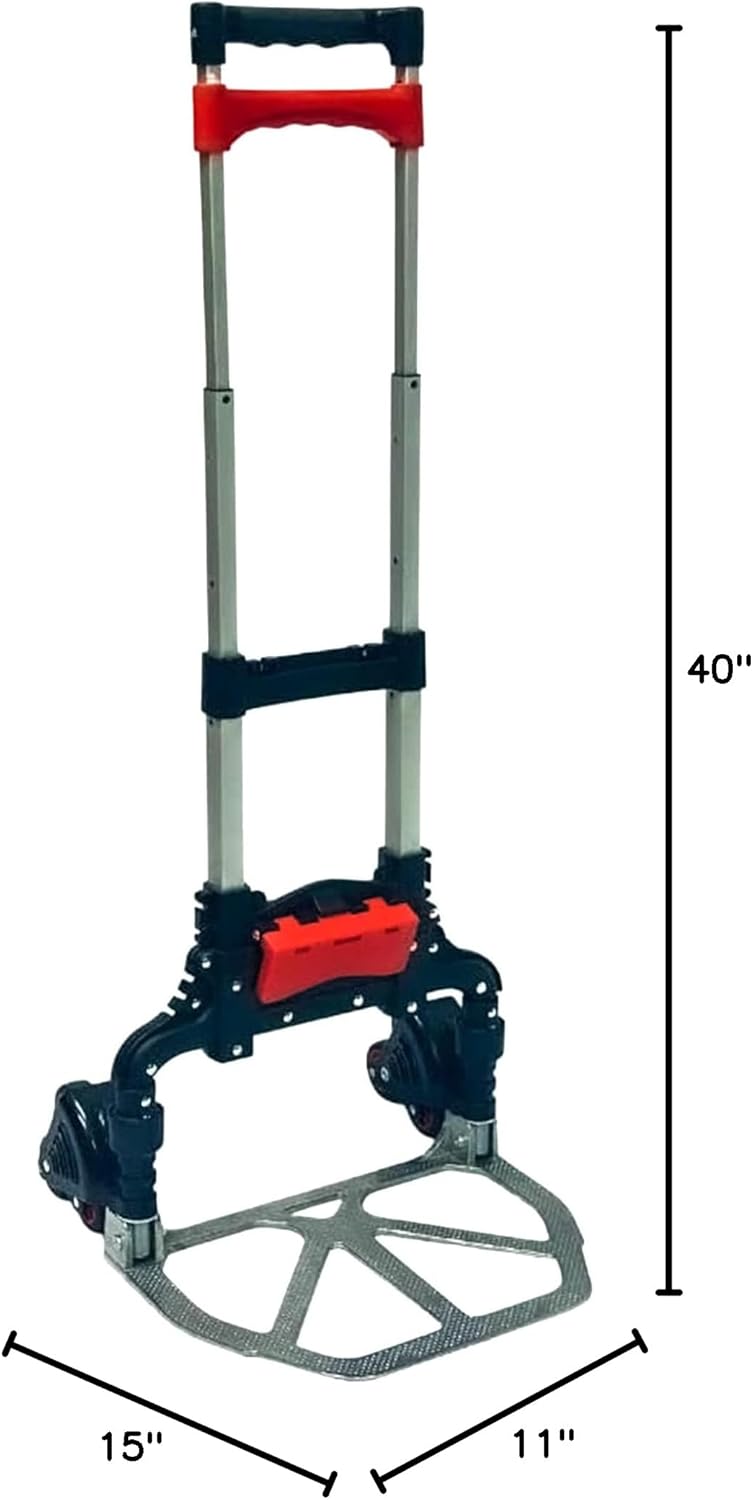 Carretilla plegable Magna Cart con 6 ruedas y accesorio de tote