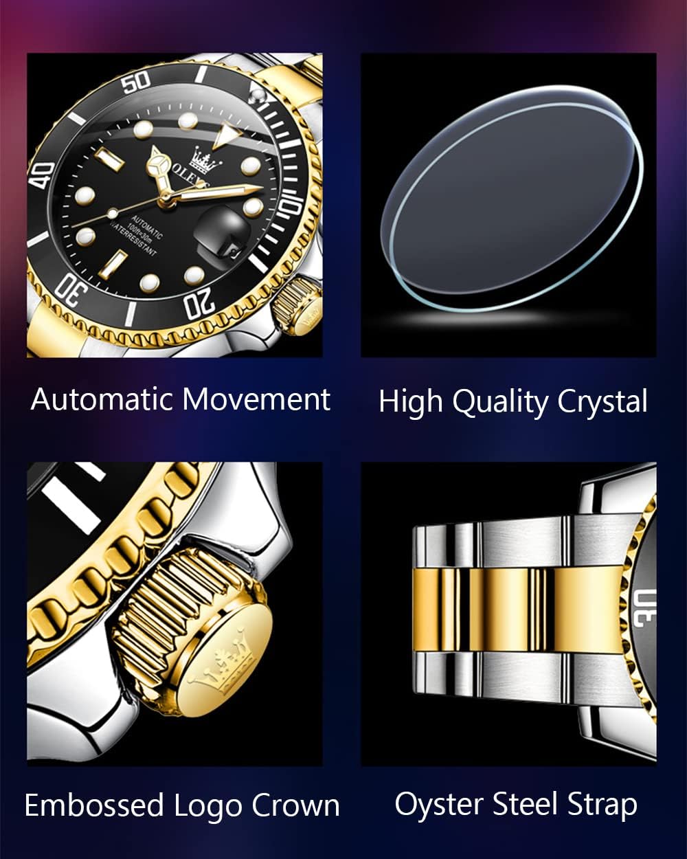 Relojes pde lujo analógicos de oro y plata Tourbillon