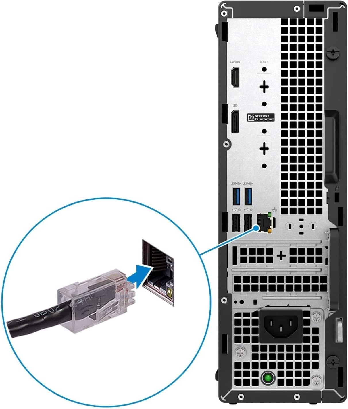 Computadora de sobremesa Intel Core i5 de 12ª negro