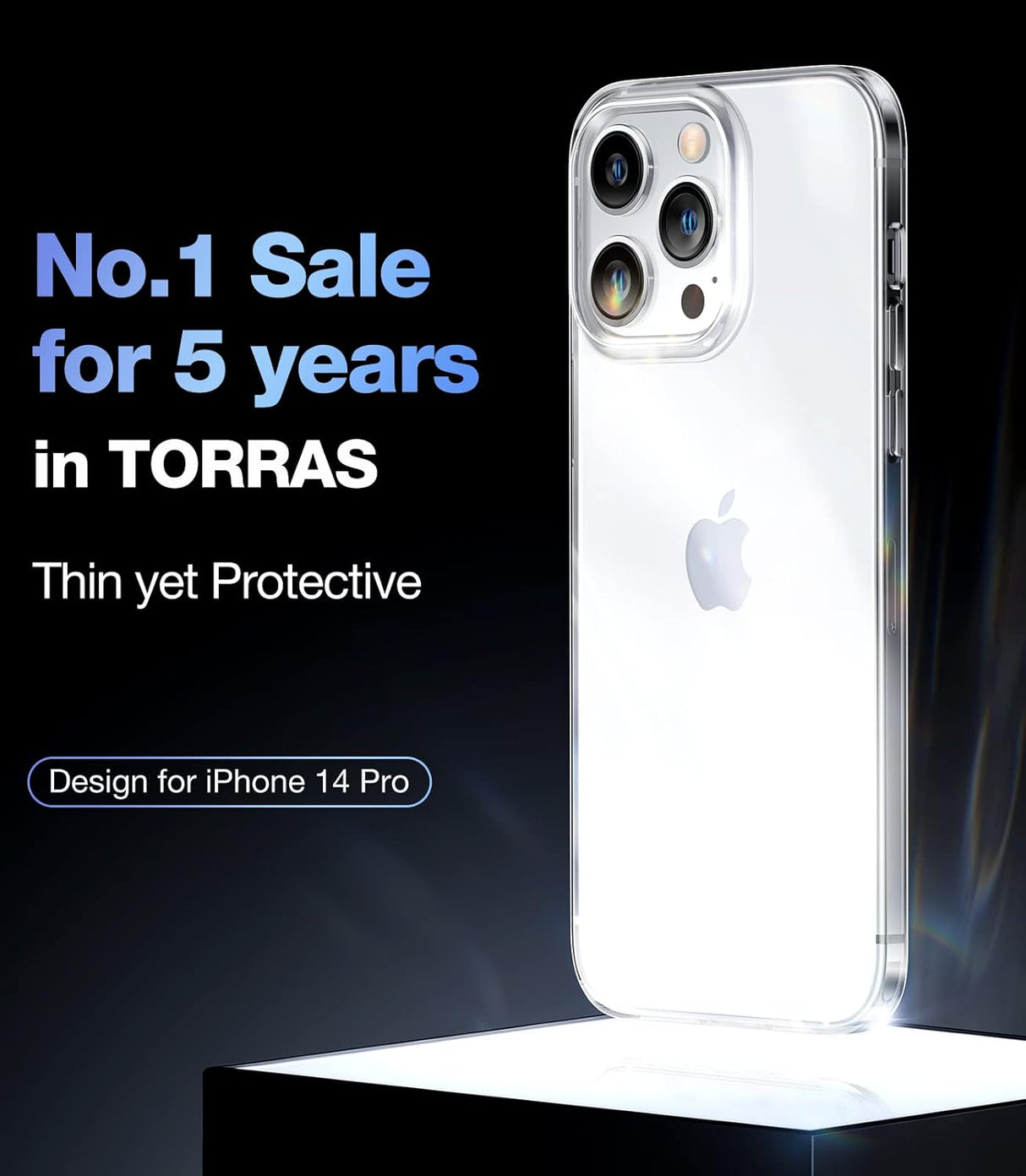 Funda transparente diseñada ultrafina de silicona suave