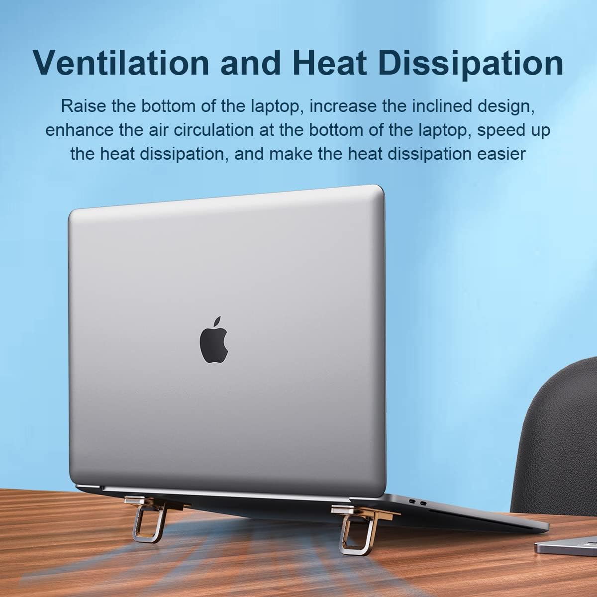 Hagibis Soporte para laptop de altura ajustable