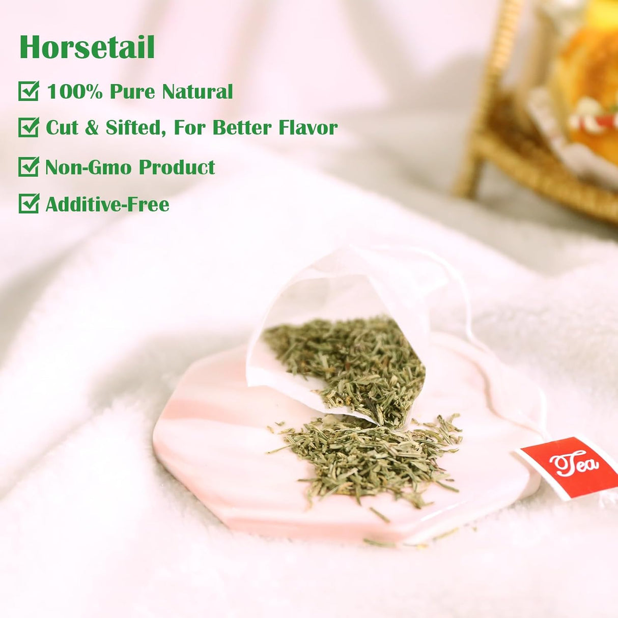 Té de Cola de Caballo TEARELAE - 40 Bolsitas - Sin Cafeína