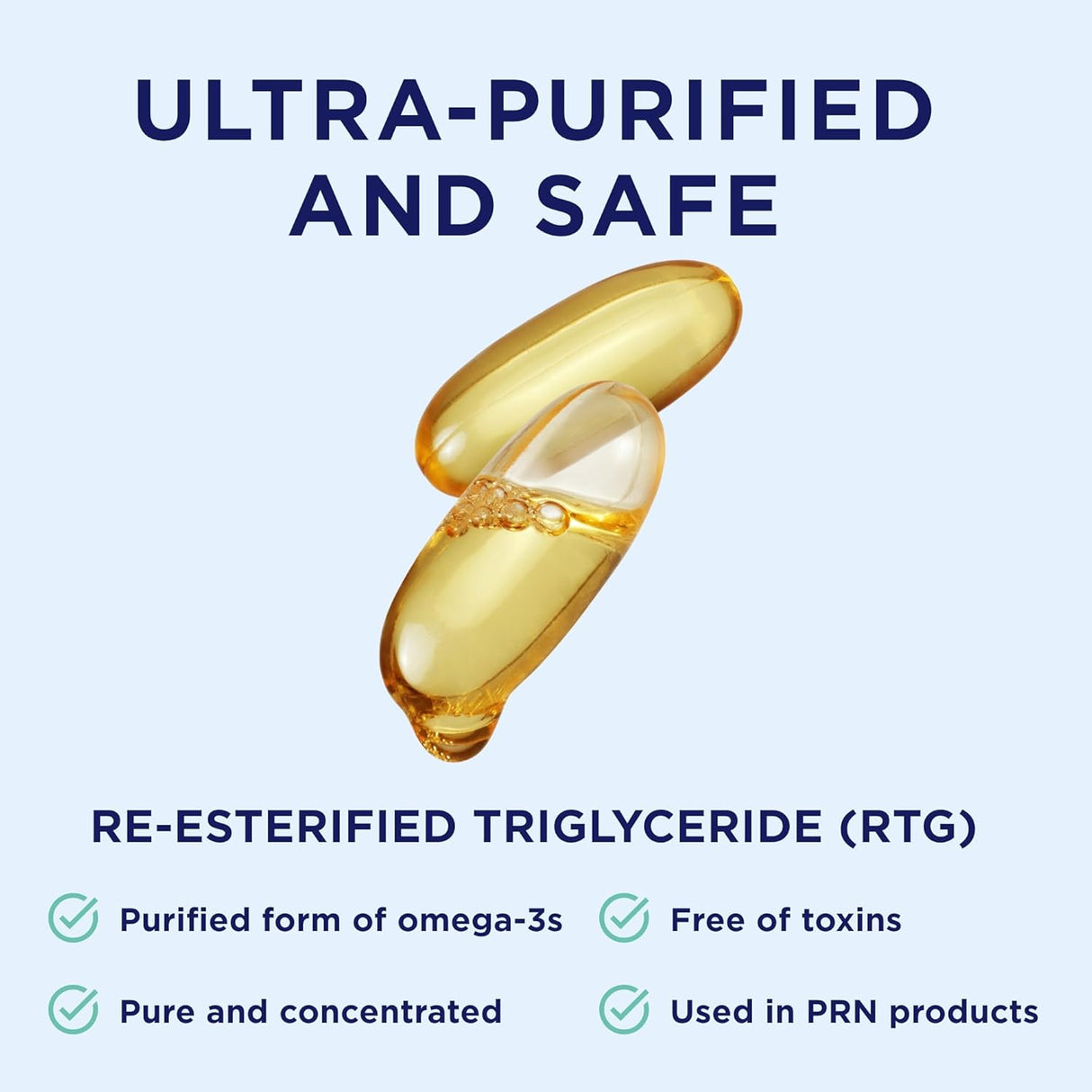 PRN De3 Omega-3 Fish Oil – 270 Softgels, 90 Días