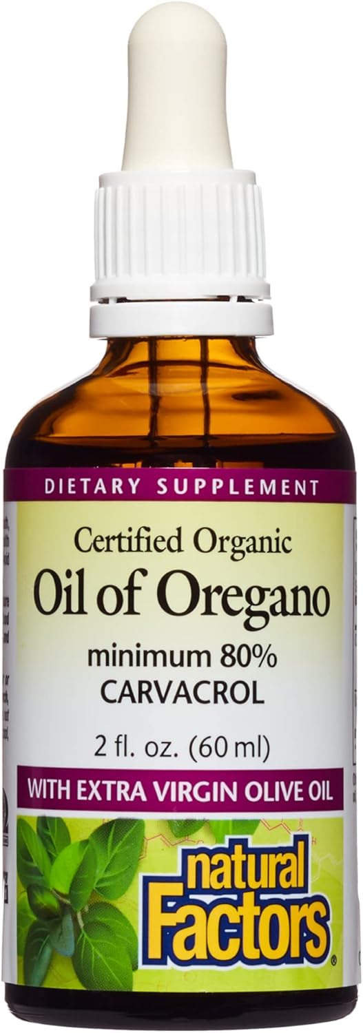 Suplemento Aceite de orégano orgánico 1 onza de Natural
