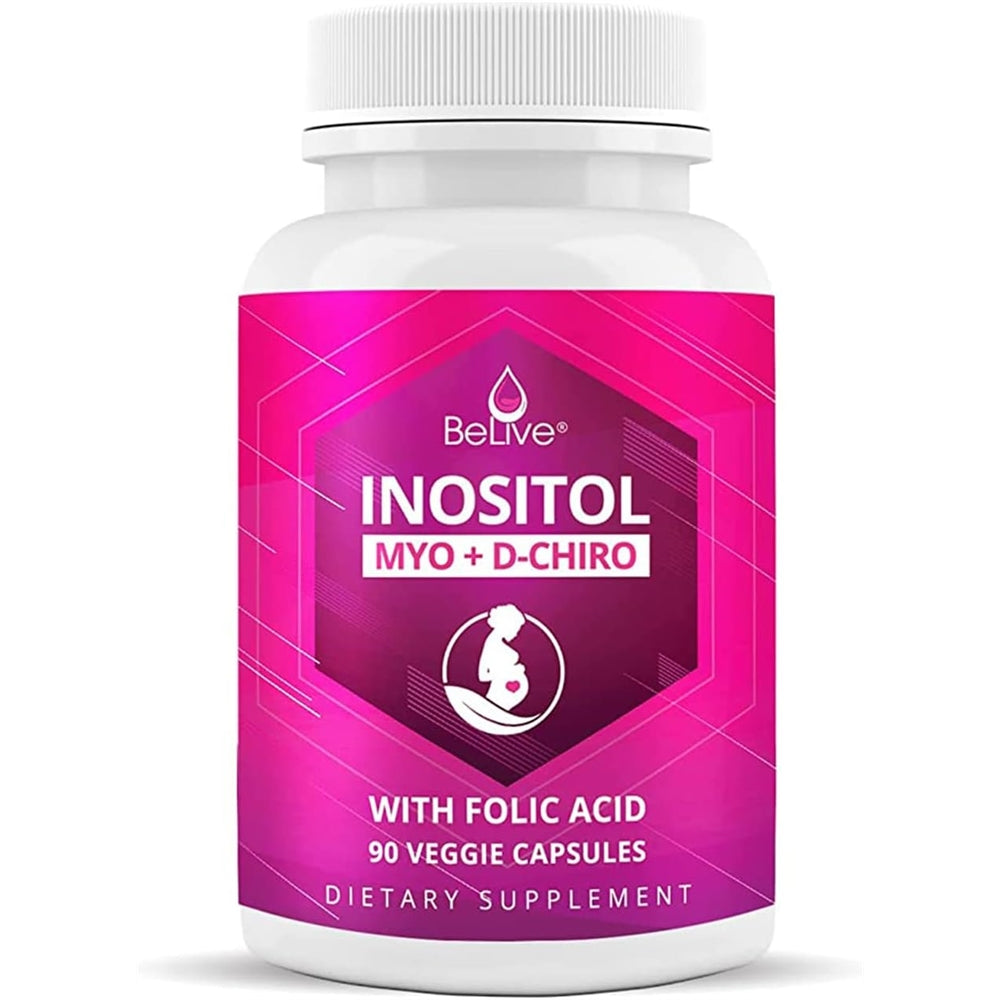Suplemento de mio-inositol y D-Chiro inositol 90 unidades