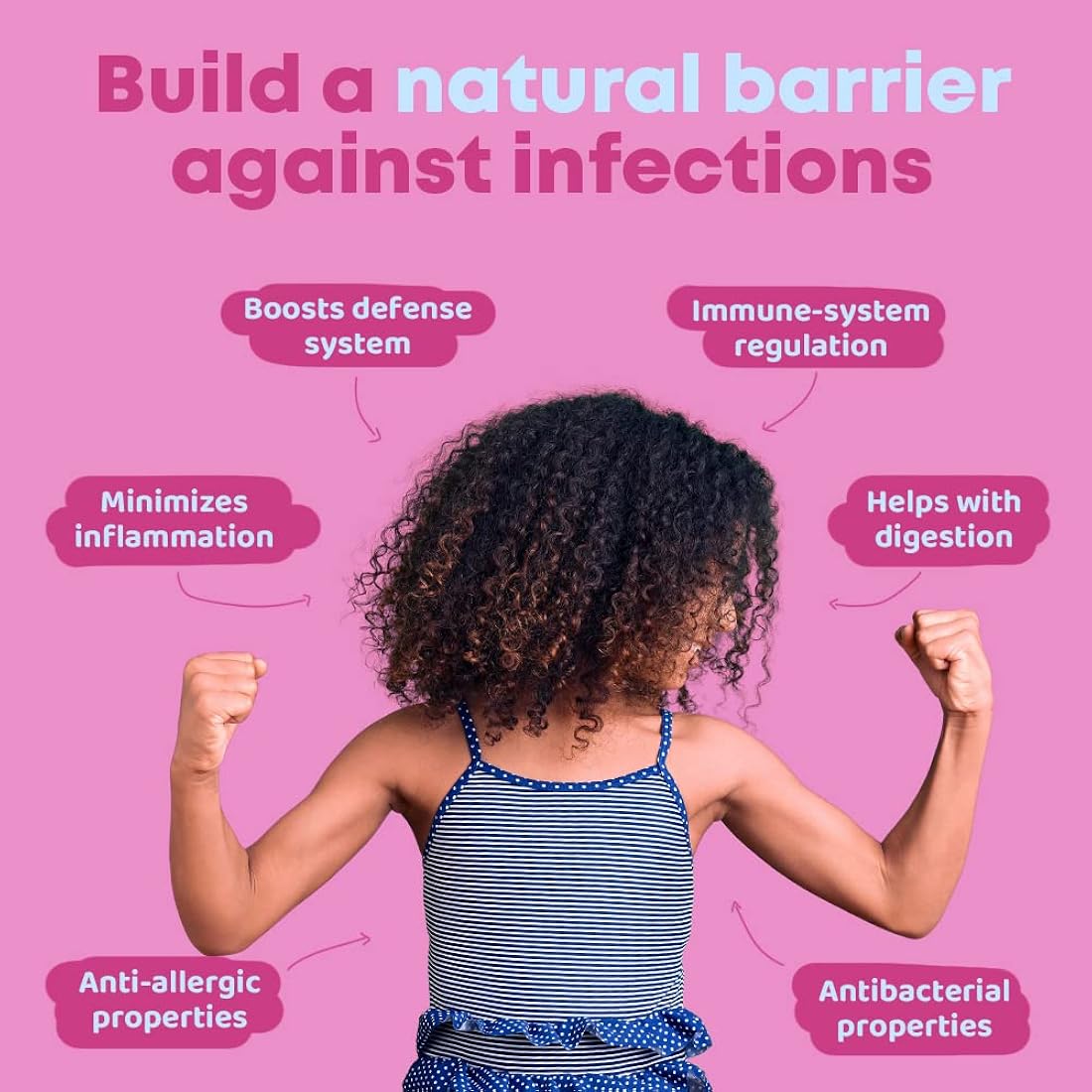 Suplemento de apoyo inmunológico para niños gotas sin azúcar