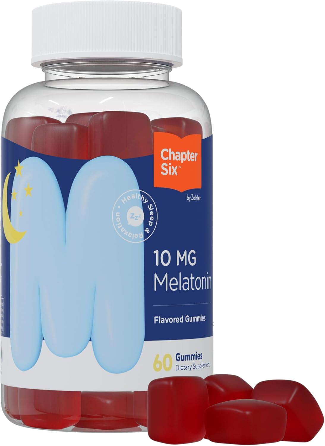 Suplemento Gomitas de melatonina Capítulo Seis 10 mg 60 und