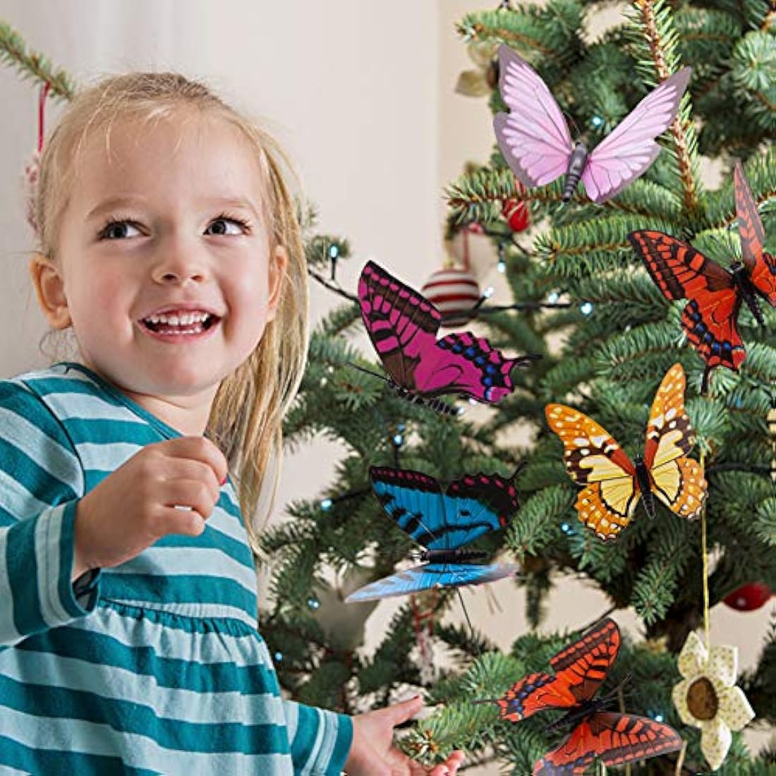 Estacas de mariposa, 50 piezas de 11.5 - VGoodall