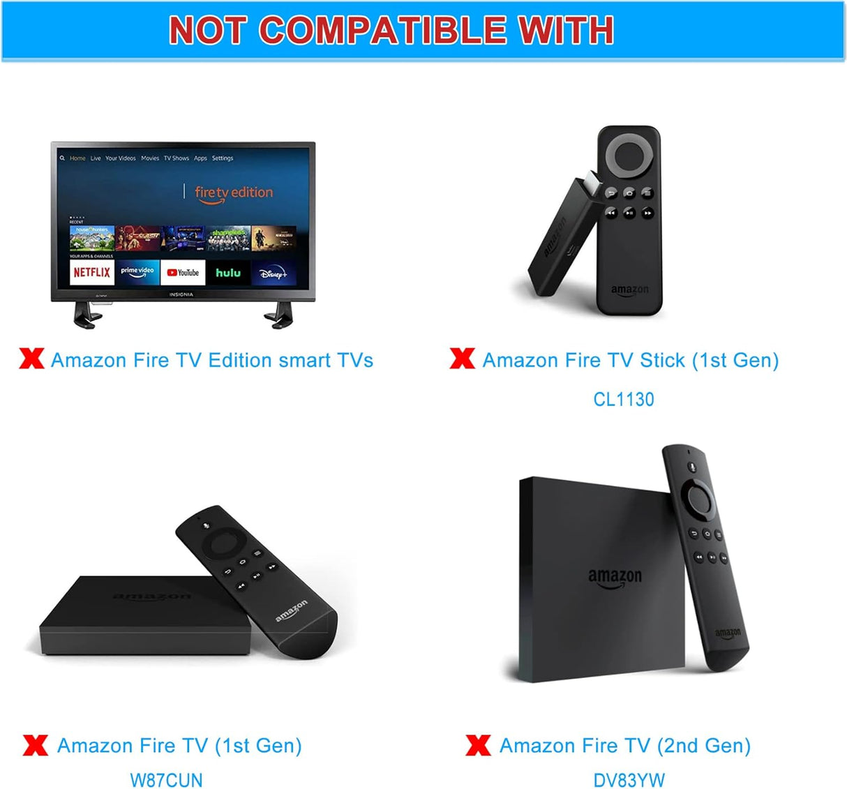 Control remoto Allimity L5B83G para Amazon TV Stick 2021