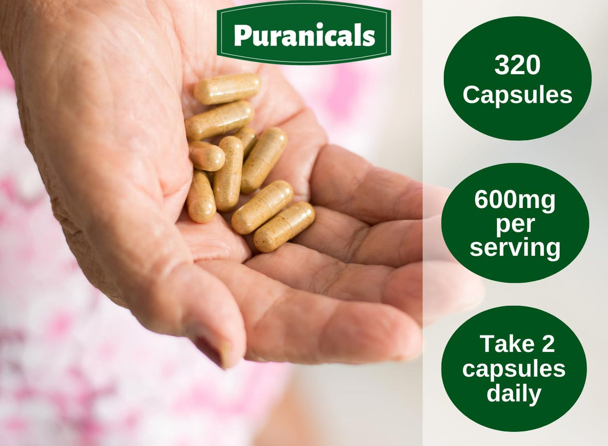 Triphala Premium 320 Capsules Non-GMO and Gluten Free