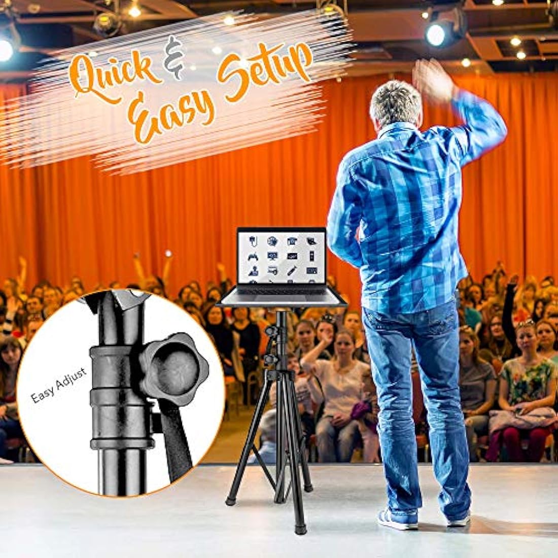 Soporte de proyector trípode PYLE-HOME PLPTS7