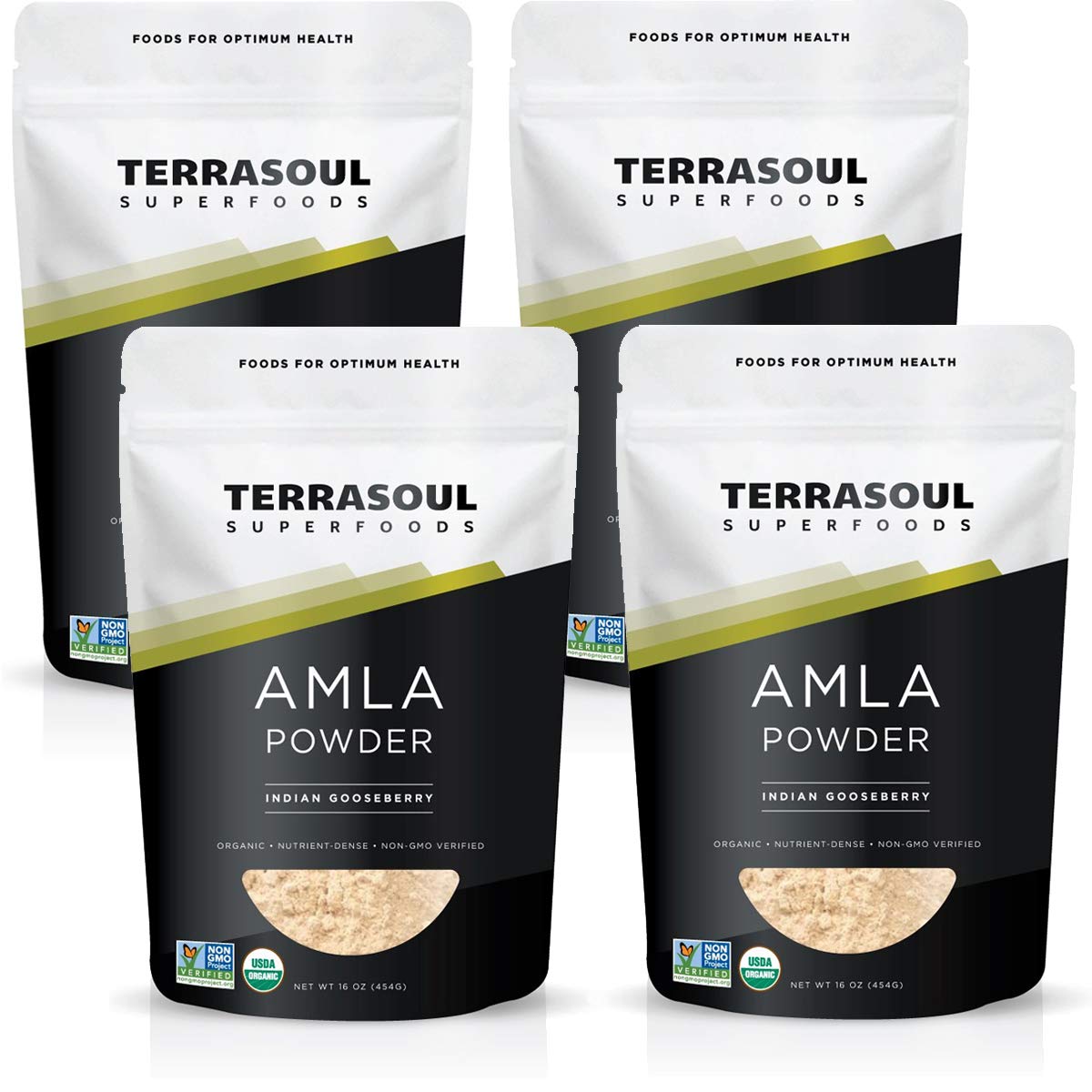 Amla en Polvo Orgánico Terrasoul Superfoods, 4 lbs, Vitamina C