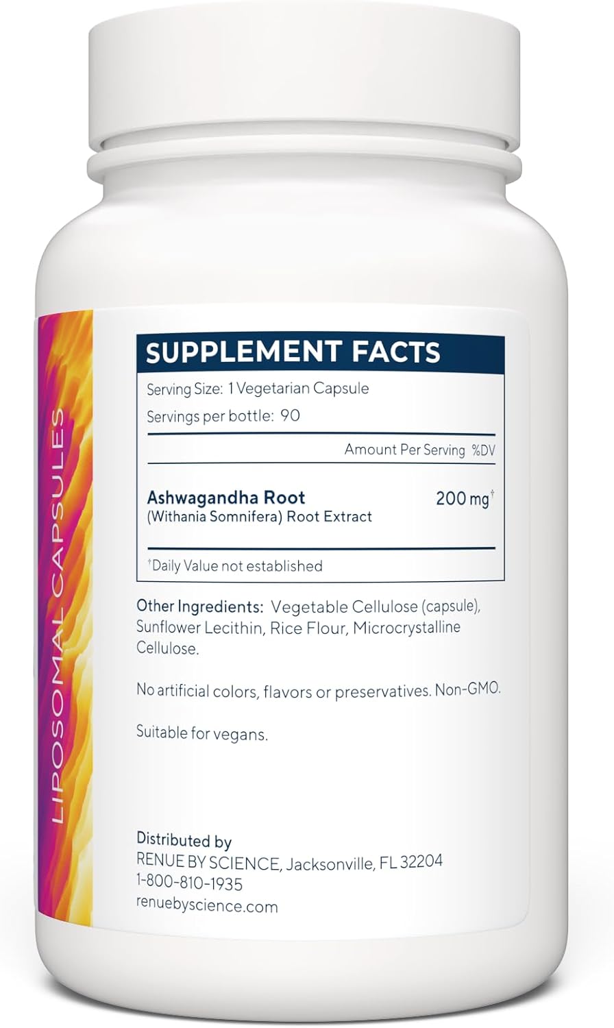 Ashwagandha Renue By Science 200mg 90 Cápsulas Non-GMO