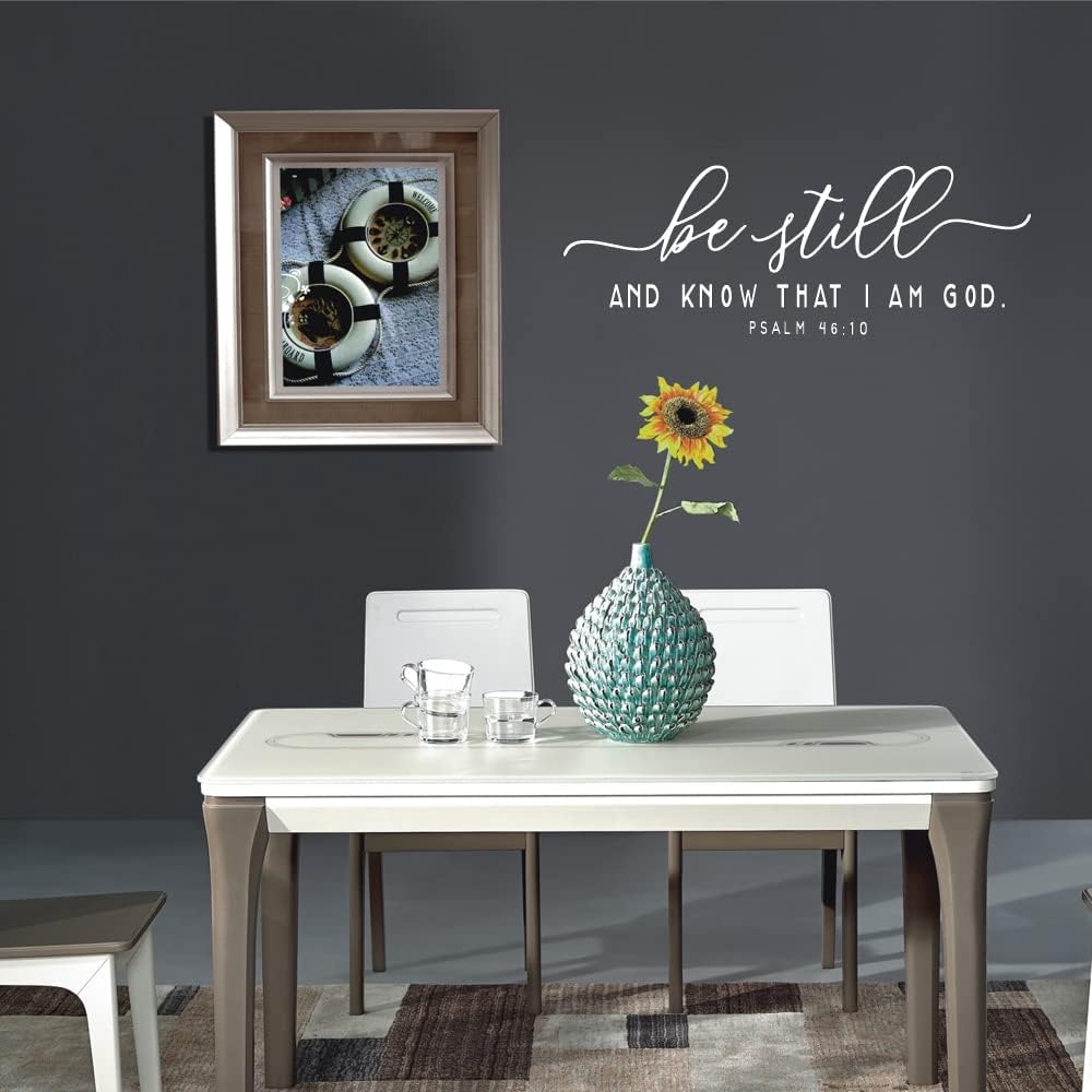 Vinilo Decorativo Religioso Be StillandKnow Letras Separadas