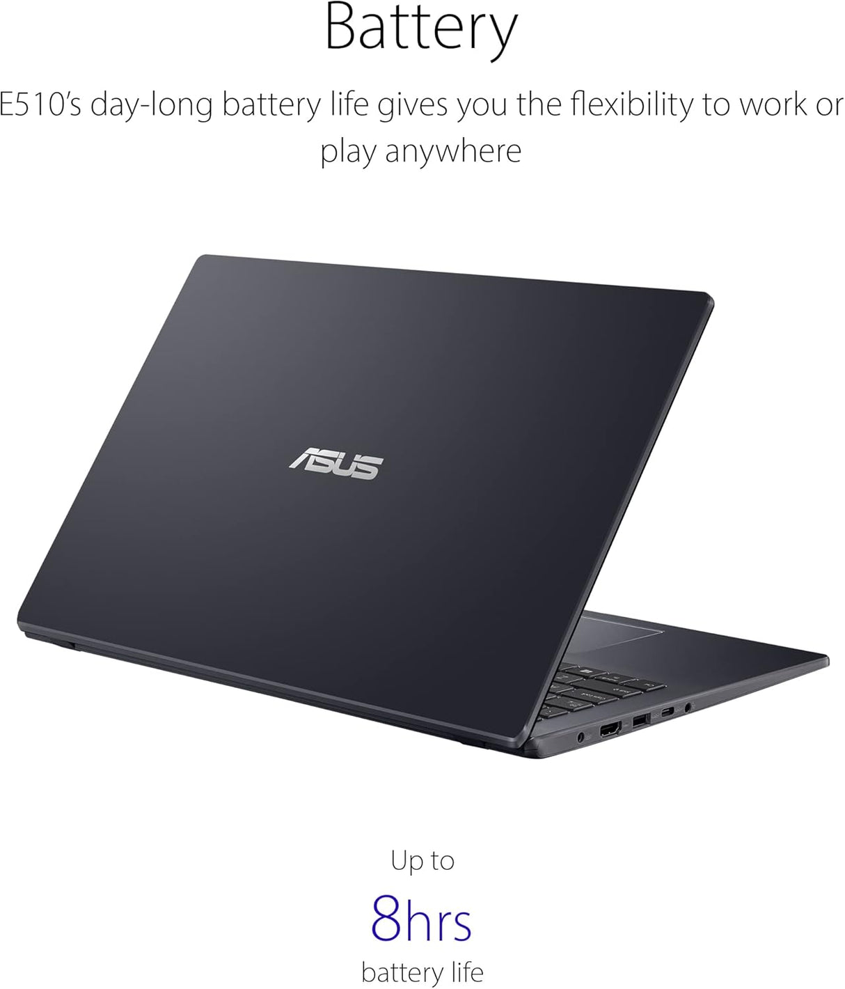 Laptop ASUS Vivobook Go 15, 15.6” FHD, Intel Celeron N4020, L510MA-AS02