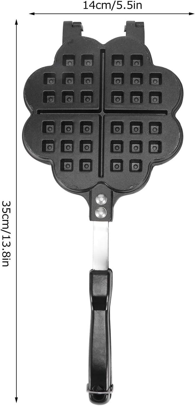 Mini Waffle Maker, Antiadherente, Mango Frío, Modelo Compacto