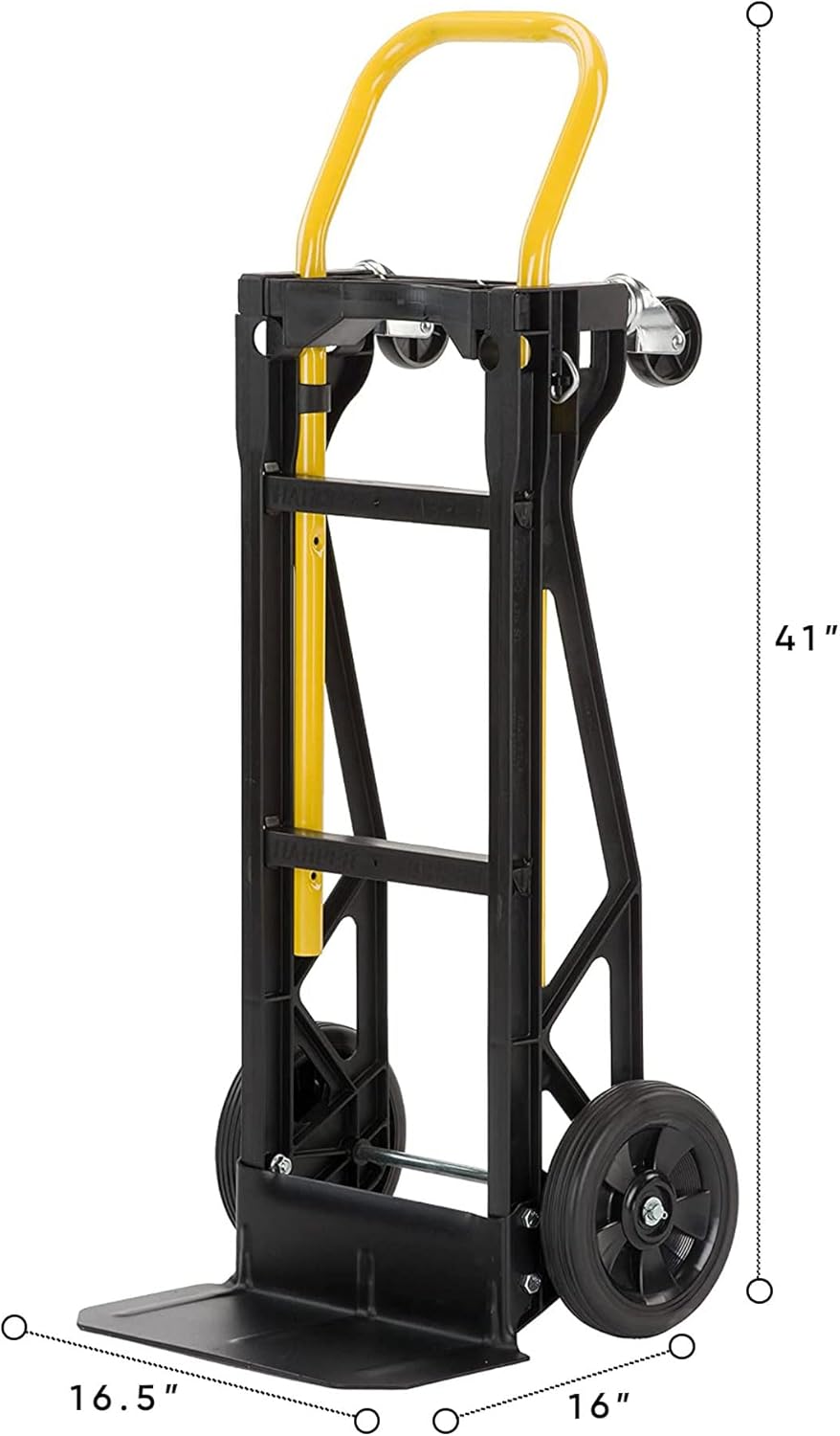 Carretilla Convertible Harper Trucks, Estructura Nylon, Ruedas Neumáticas