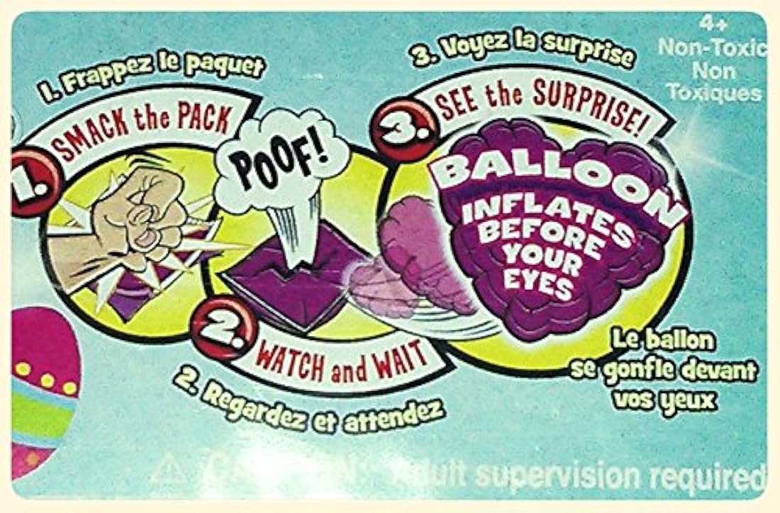 3 paquetes de 4 globos de papel de aluminio autoinflables