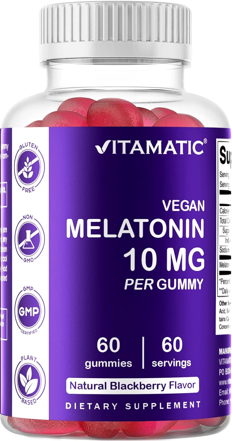 Vitamatic suplemento sin habito 10 mg por gomita 60 porc