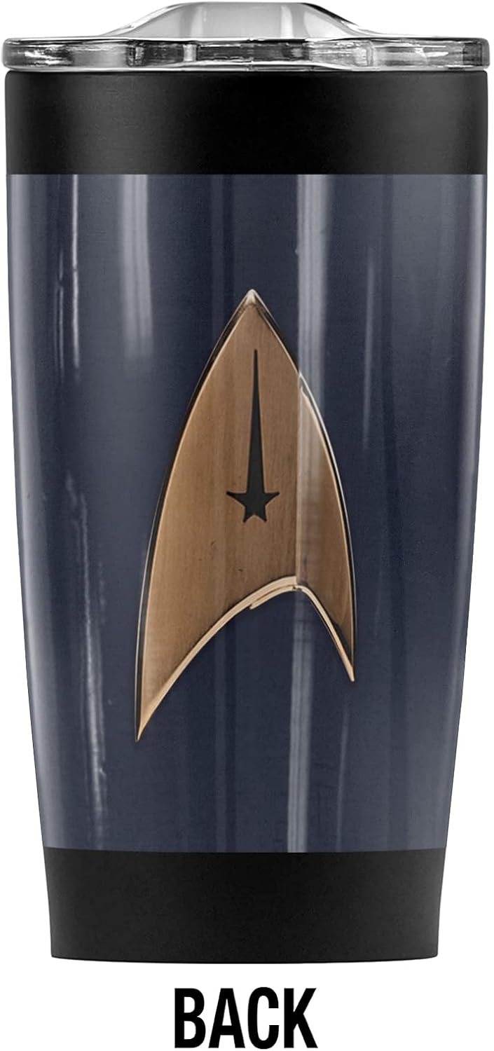 Taza de acero inoxidable LOGOVISION Star Trek 20 oz aislada