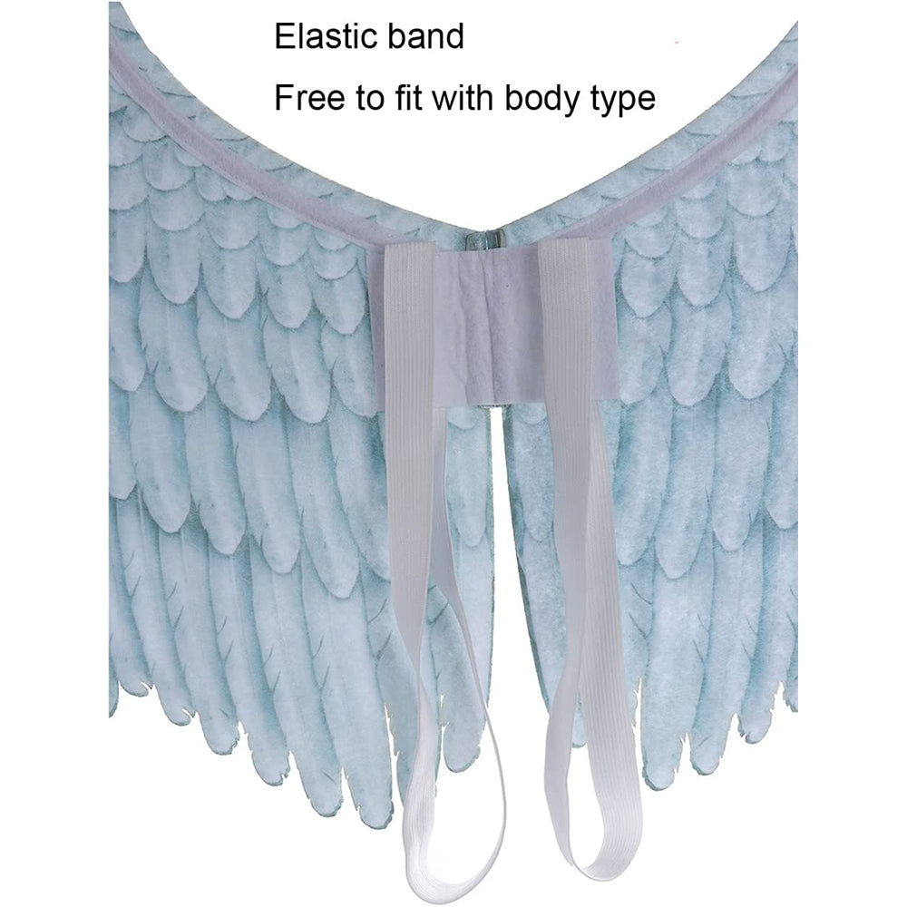 Disfraces de Alas de ángel de tela blanca talla única