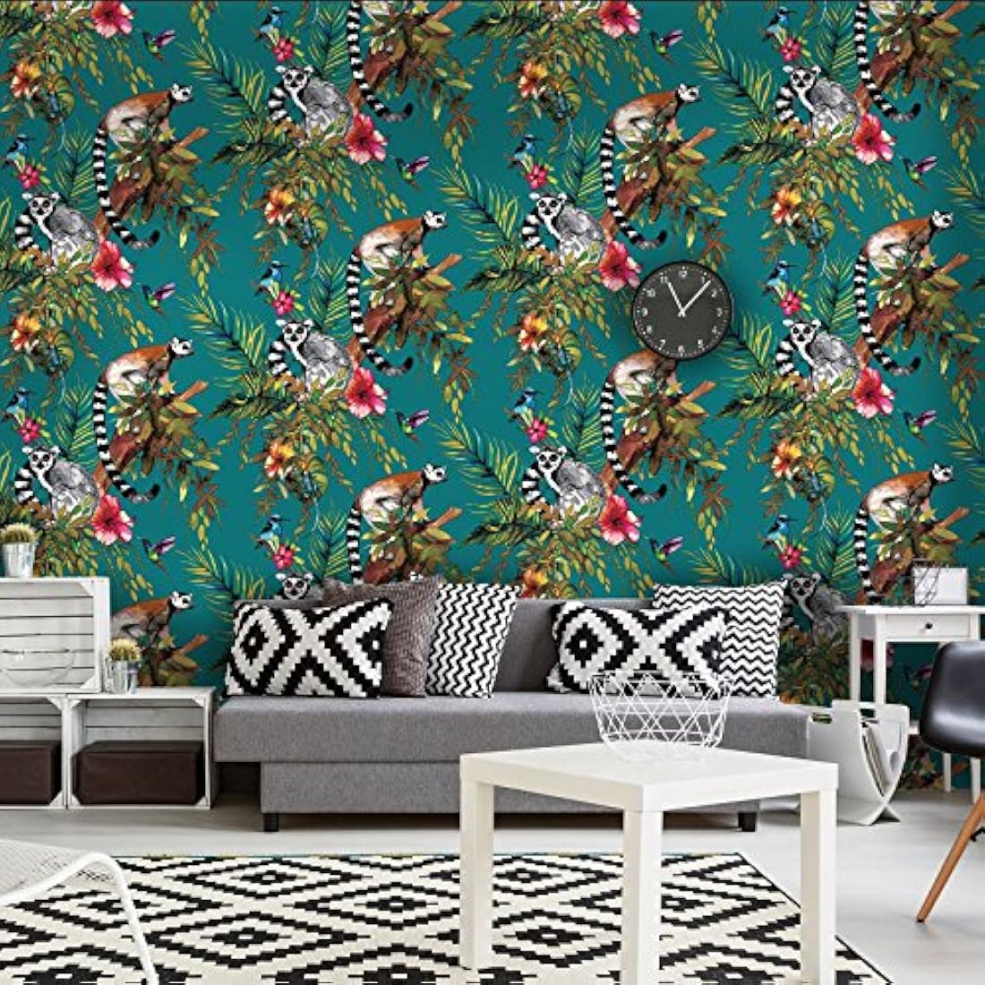 Papel pintado decorativo para pared (33.0 ft x 1.7 ft)
