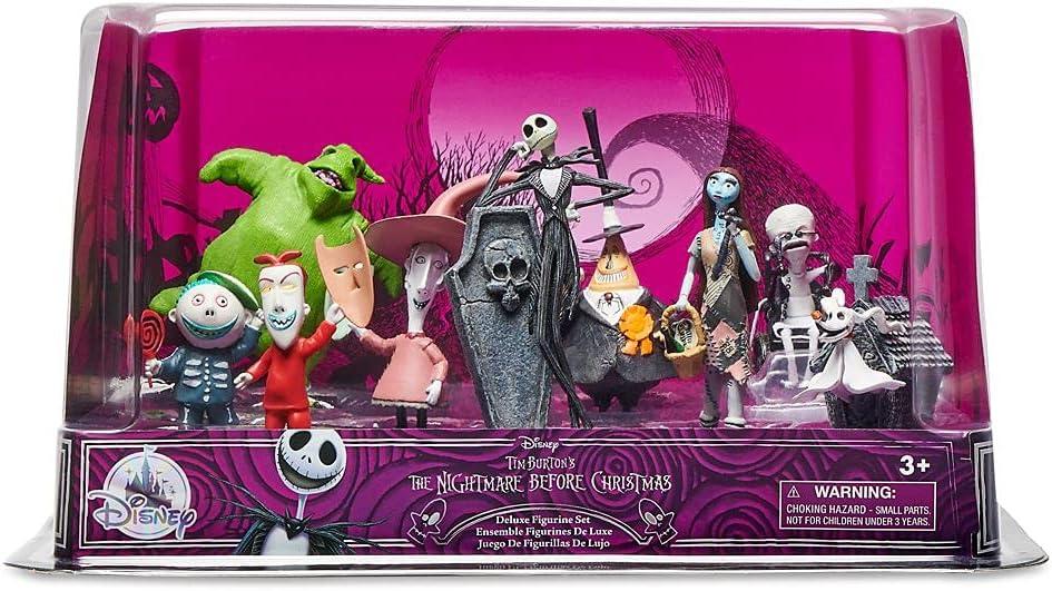 Juego de Figuras Deluxe de Disney Tim Burton - El Estrano Mundo