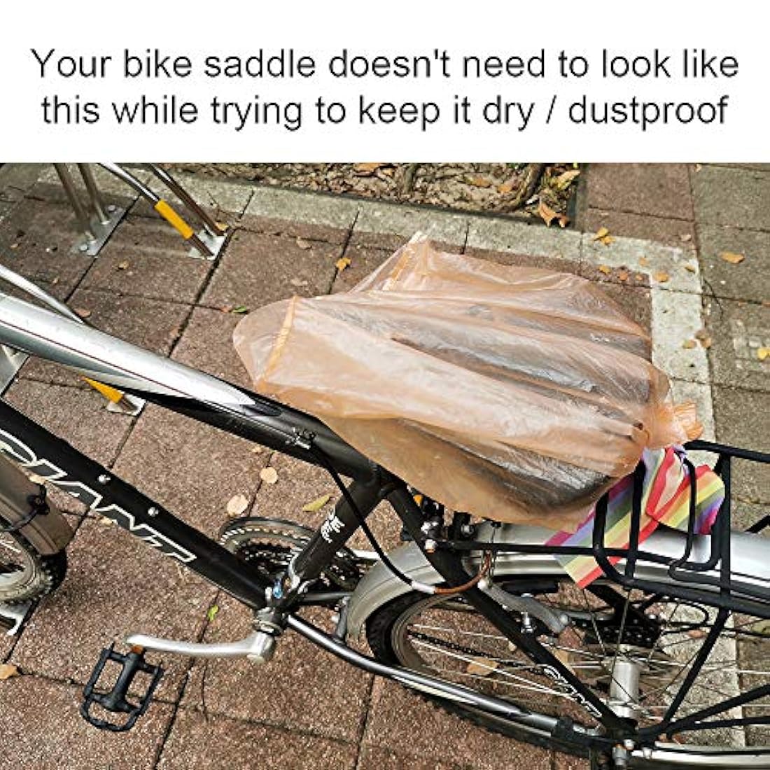Forros para bicicletas Funda impermeable para sillín