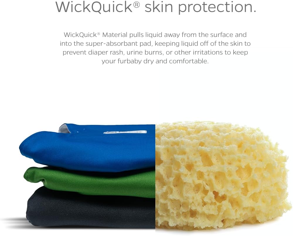 Bandas para vientre de perros lavables (3 PACK) de fundas