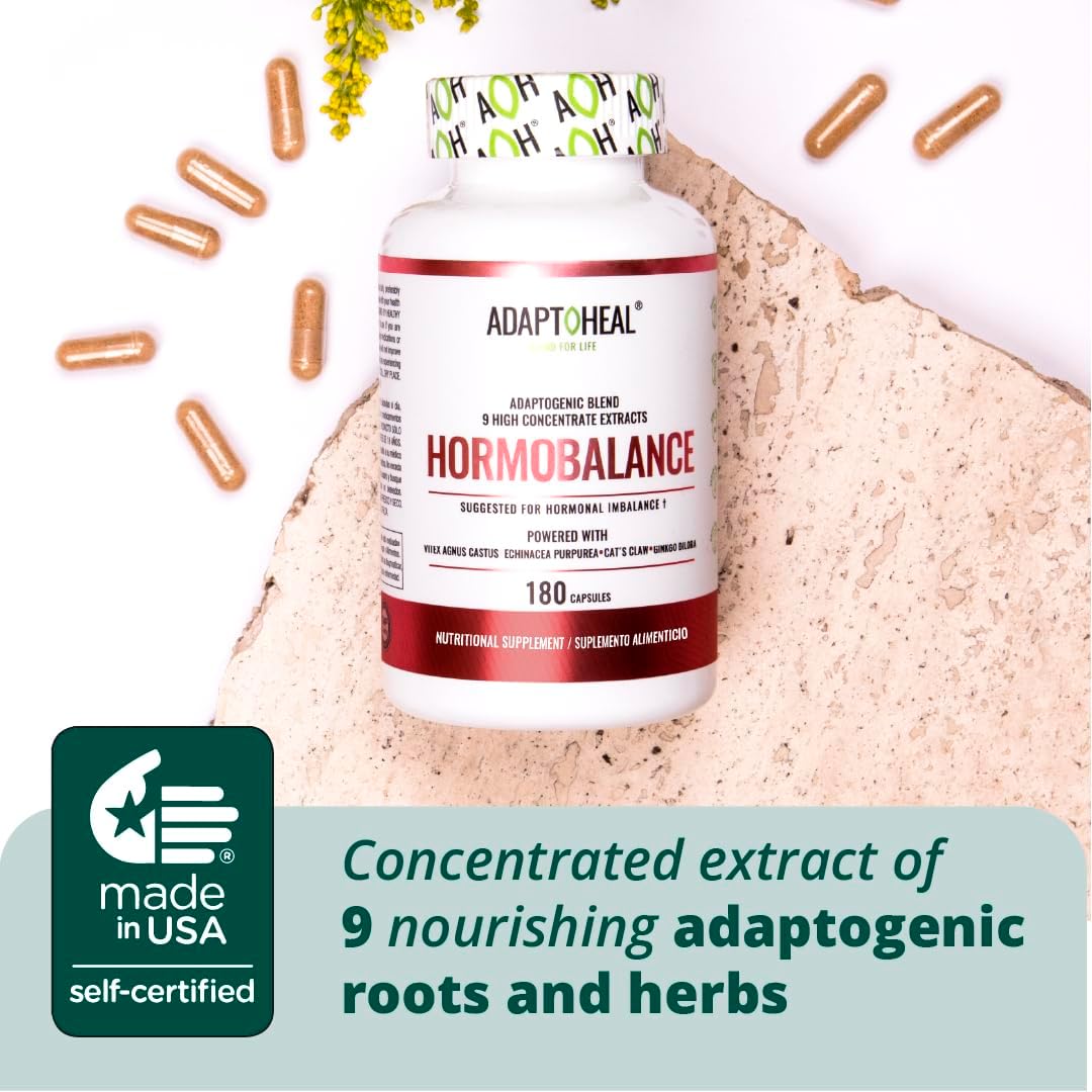 Suplemento Hormobalance Adaptógeno sistema hormonal femenino