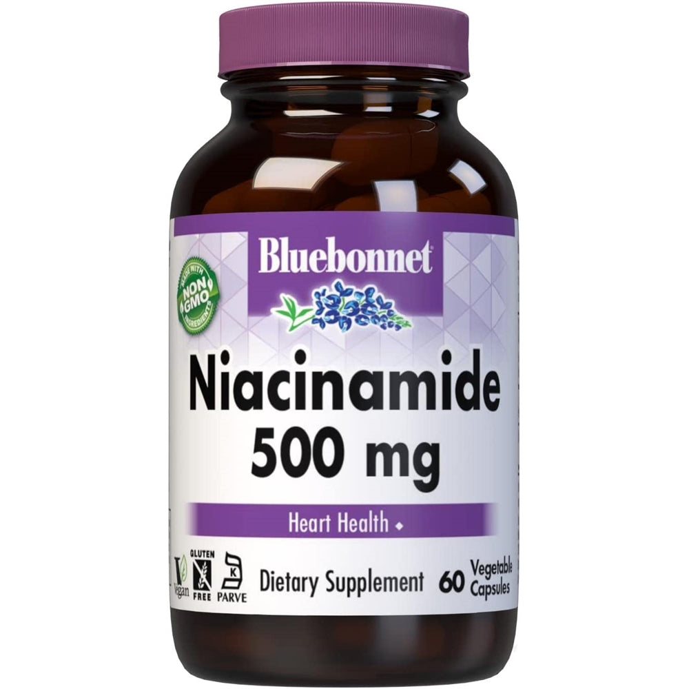 Suplementos Niacinamide 500mg Cardiovascular Health 60 Cap