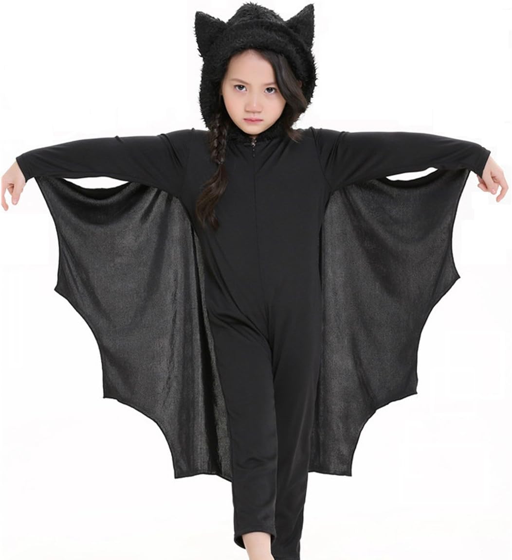 Disfraz de Murciélago COOLJOY para Niños, Jumpsuit Halloween