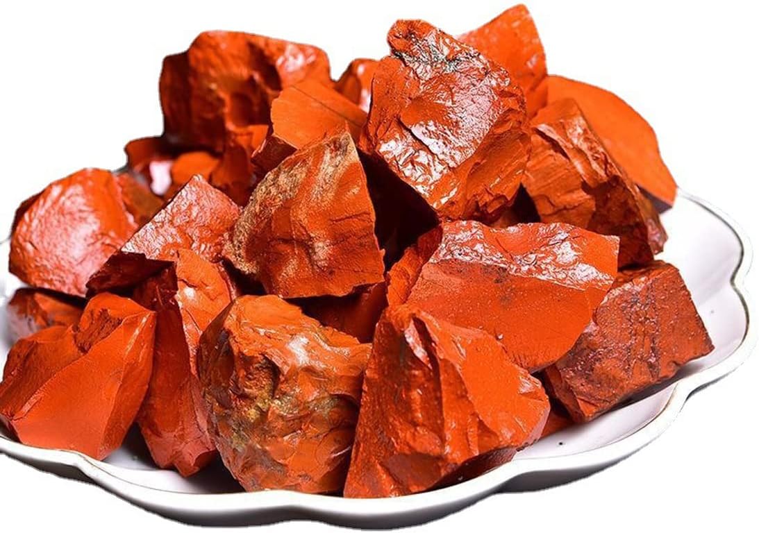 Cristales de Jaspe Rojo Crudos, Piedras Naturales para Sanación