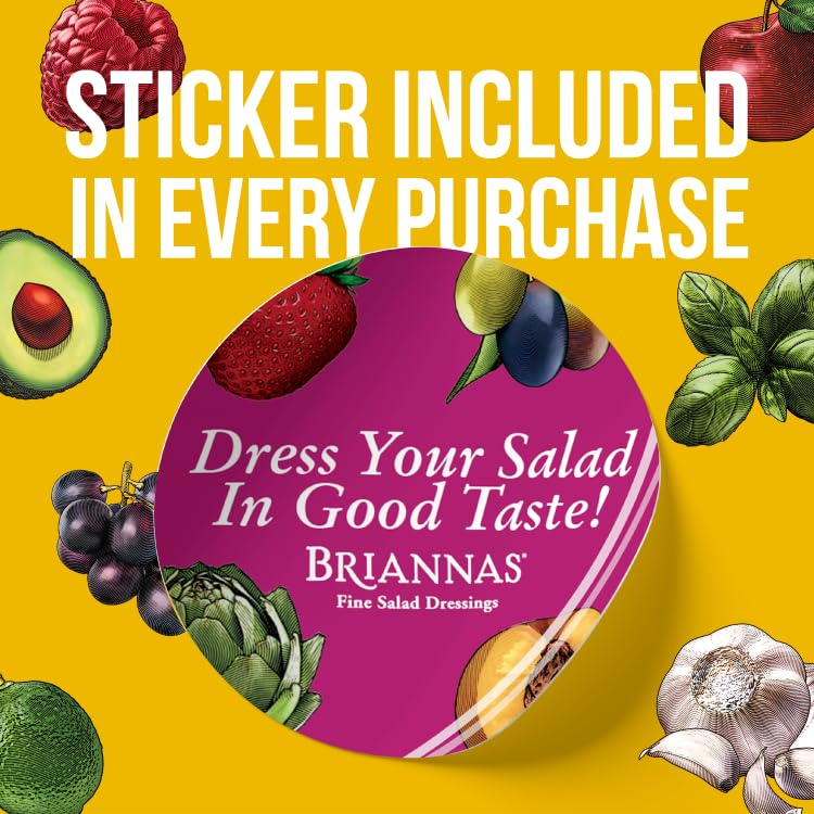 Combo de Aderezos BRIANNAS Asiago Caesar y Poppy Seed 12 oz