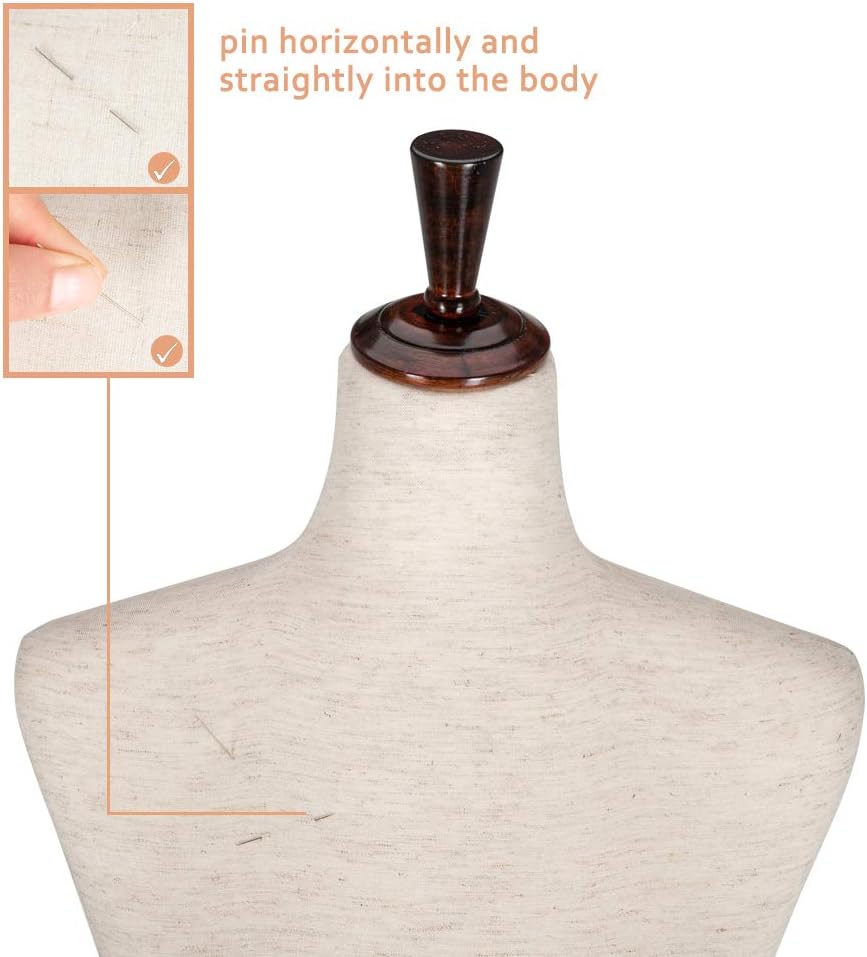 Maniquí Femenino Bonnlo, Ajustable, para Ropa y Joyería, 6-8