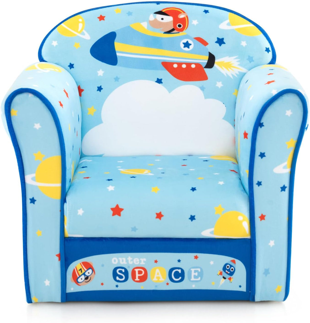 Silla con reposabrazos con construcción de madera resistente