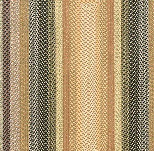 Alfombra trenzada reversible para sala o dormitorio - BRD308A