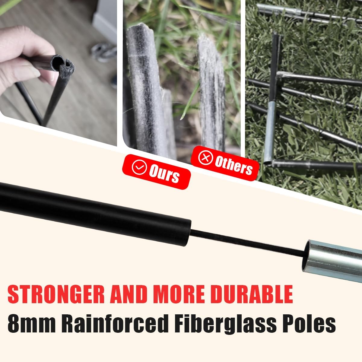 L RUNNZER Portería de fútbol para niños red de portería