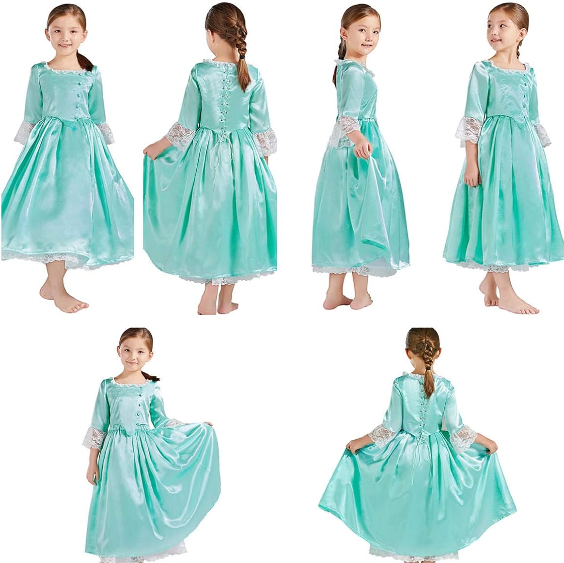 Disfraces de princesa colonial real talla L