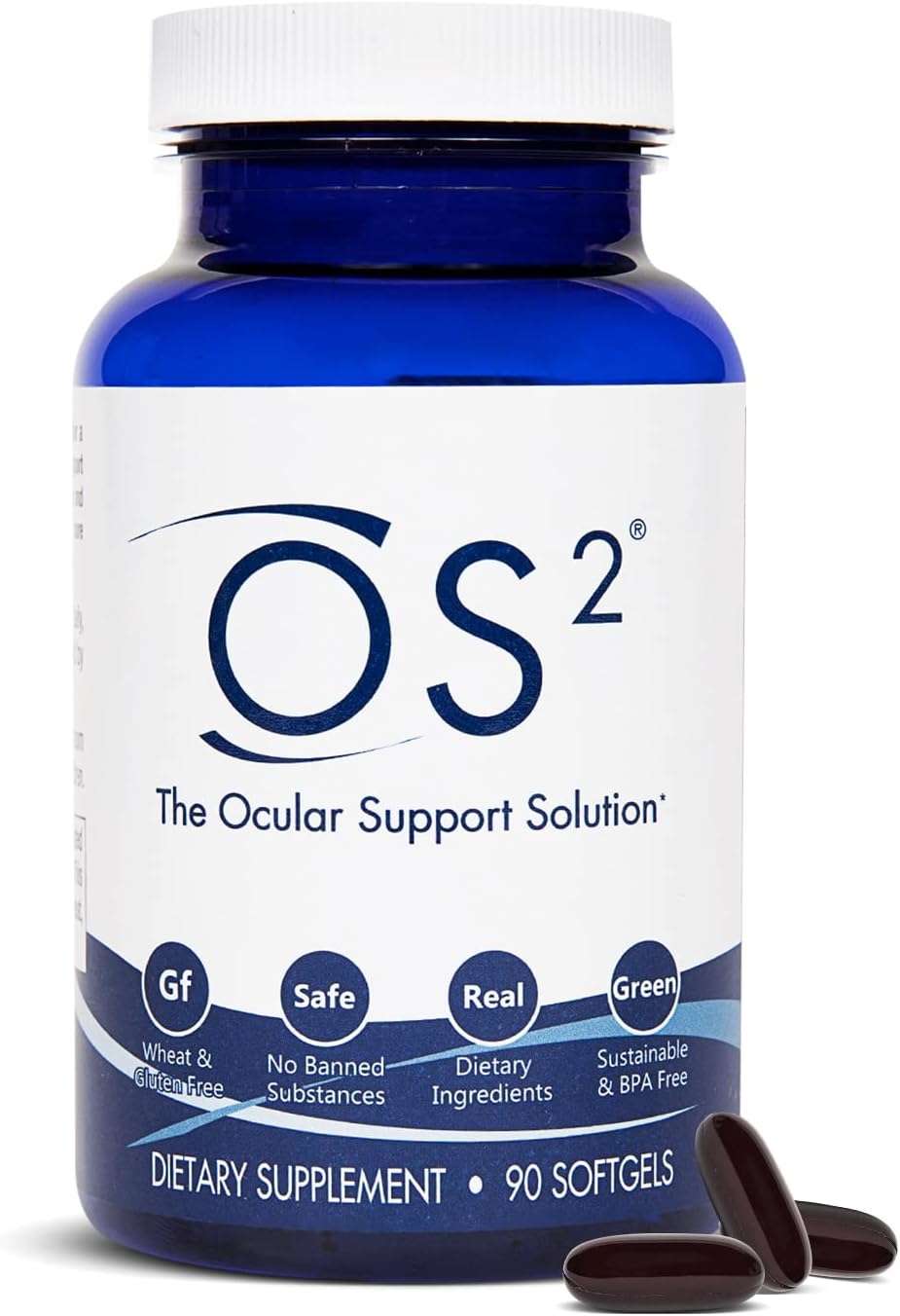 Suplemento OS2 vitaminas oculares con AREDS2 90 unidades