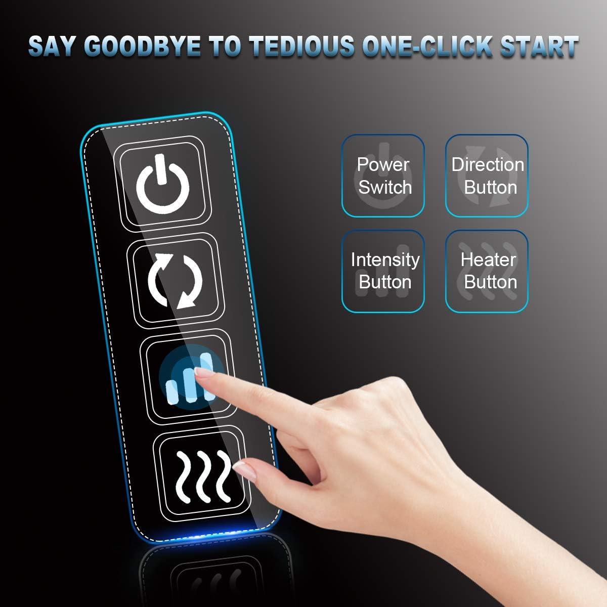 Masajeador de Cuello Mo Cuishle, Shiatsu con Calor, Alivio Muscular